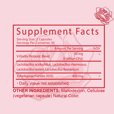 Women's Vaginal Probiotics with Prebiotics